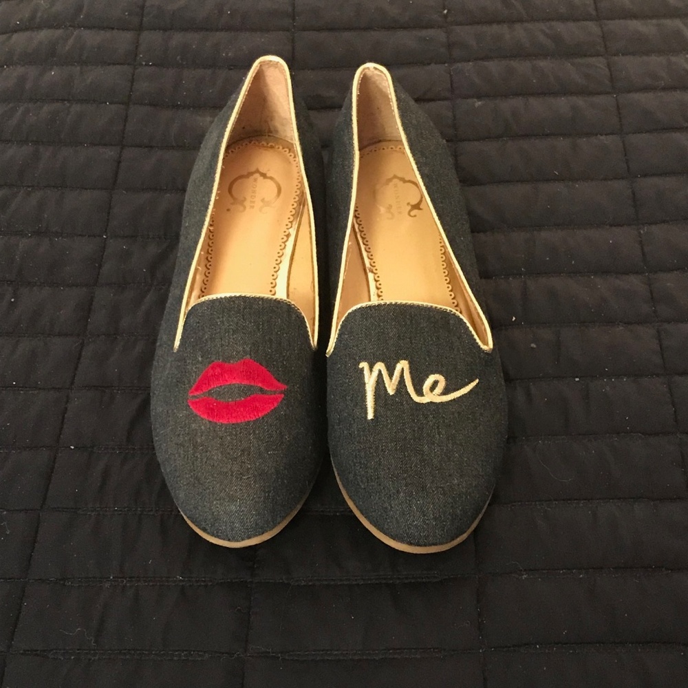 C. Wonder Dark Blue/Denim Kiss Me Loafers